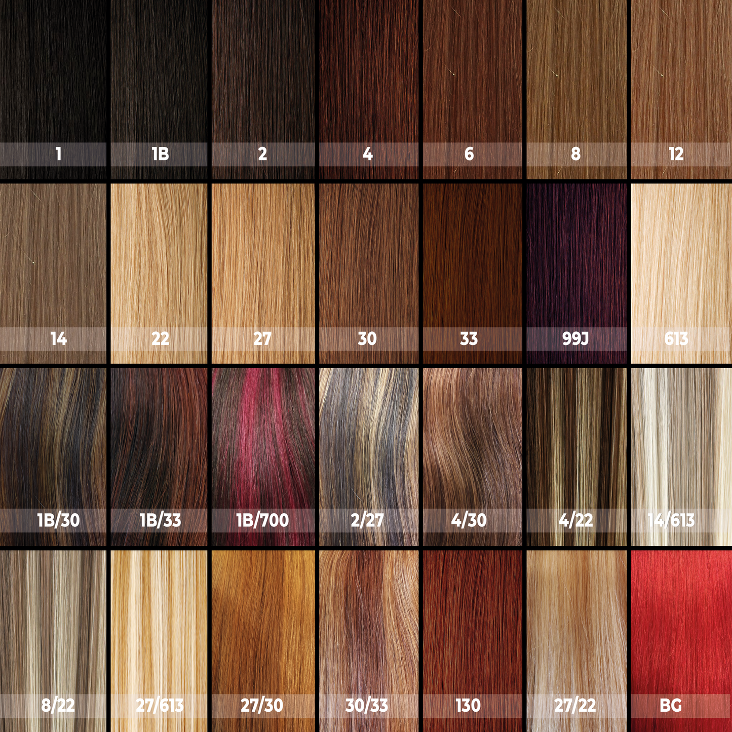 Extensões de encaixe - 50 cm - Violino (99J)