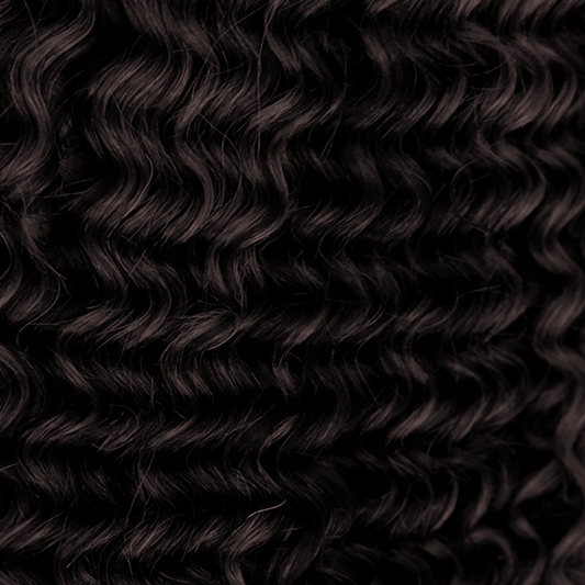 Extensiones de Cortina - Cabello Rizado - 50cm - Negro Intenso (1)