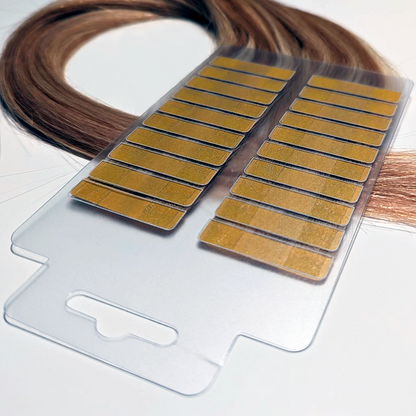 Extensiones Adhesivas - 50cm - Rubio Miel / Rubio Claro Beige (27/22)